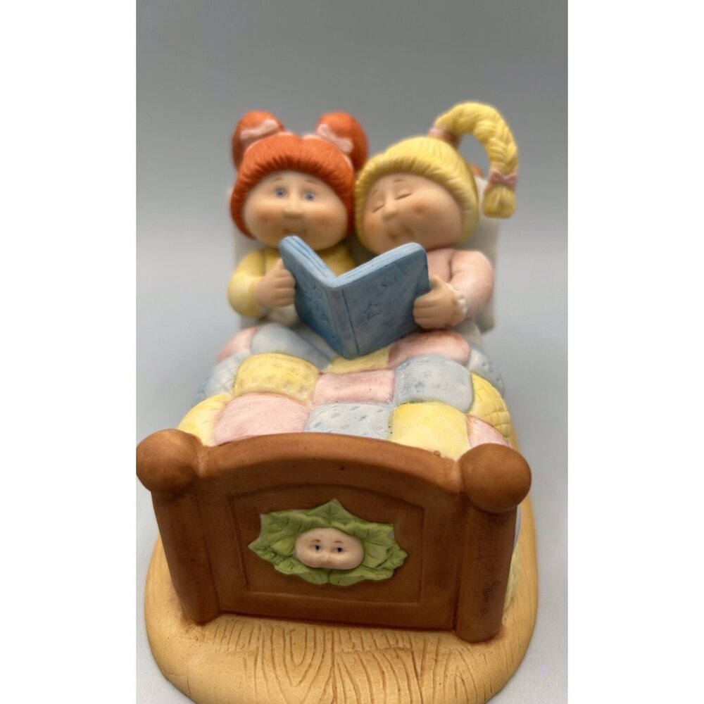 Bedtime Story Xavier Roberts Cabbage Patch Dolls Kids Figurine Porcelain 1984 - Picture 6 of 8